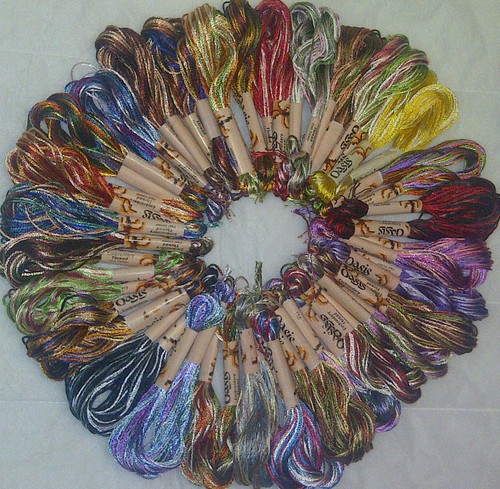 Embroidery thread large - 20,