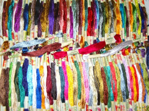 100 art silk - silk/rayon, stranded