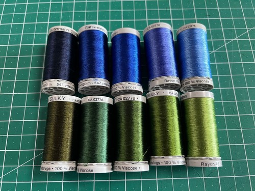 Ten 500m reels gutermann sulky - ten,