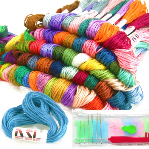120 skeins coloured - 120,