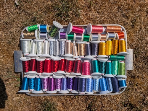 Machine embroidery thread - machine,