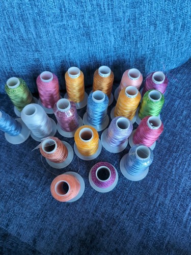 Machine embroidery thread mix - machine,